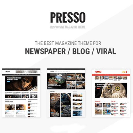 PRESSO – Modern Magazine- Newspaper-theme