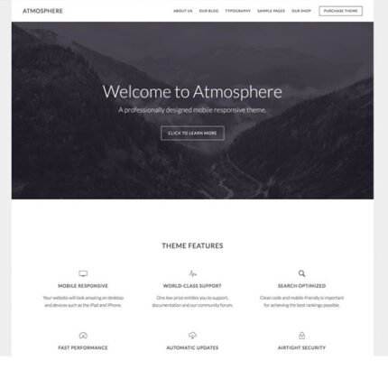 Atmosphere Pro Genesis WordPress Theme