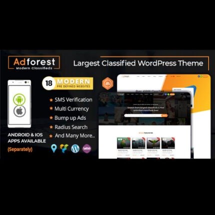 AdForest Classified WordPress Theme