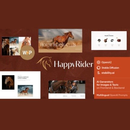 Happy Rider – Horse School WordPress Theme