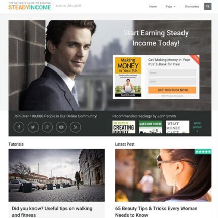 SteadyIncome WordPress Theme