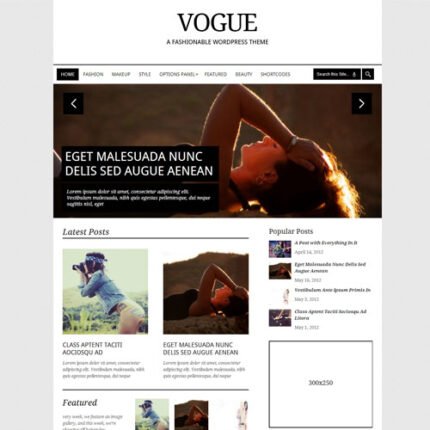 Vogue WordPress Theme