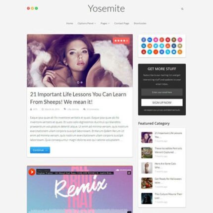 Yosemite WordPress Theme