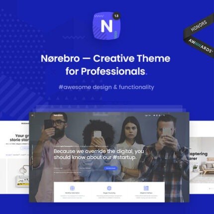 Norebro Theme for Multipurpose Usage wordpress theme