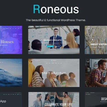 Roneous – Creative Multi-Purpose WordPress Theme