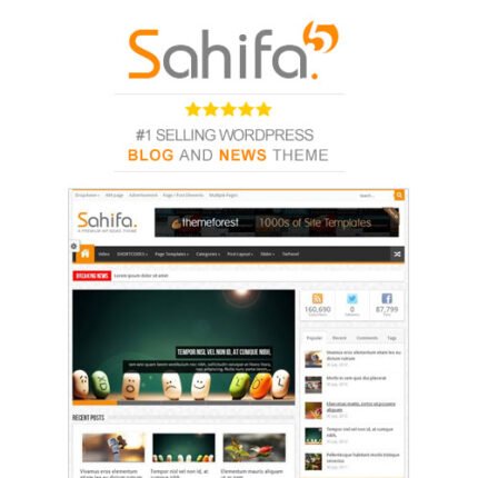 Sahifa News -Magazine- Blog -WordPress Theme