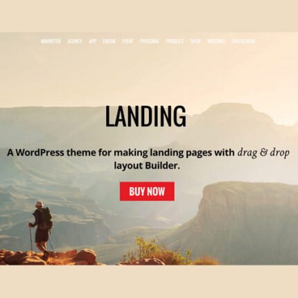 Themify Mount Landing WordPress Theme