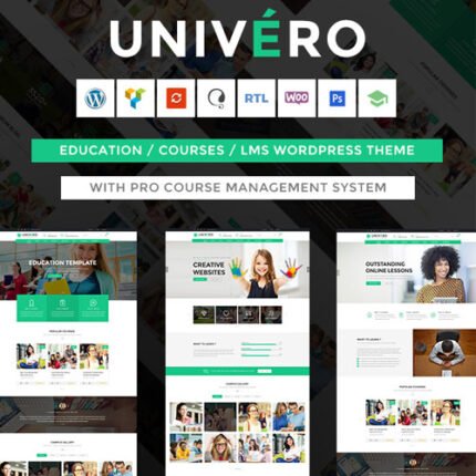 Univero LMS & Courses WordPress Theme