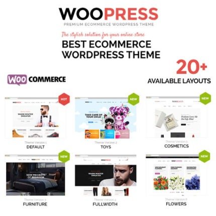 WooPress Ecommerce WoocommerceWordPress Theme 2024