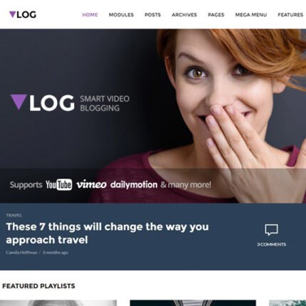 vlog WordPress Theme