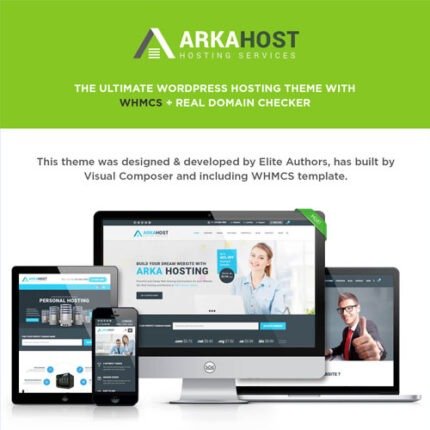 NEW Arka Host – WHMCS Hosting, Shop & Corporate Theme WORDPRESS THEME 2024