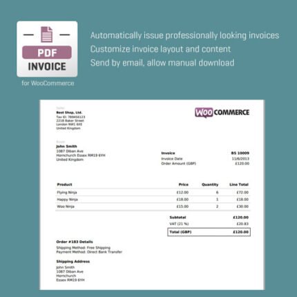 NEW CodeCanyon WooCommerce PDF Invoice 2024