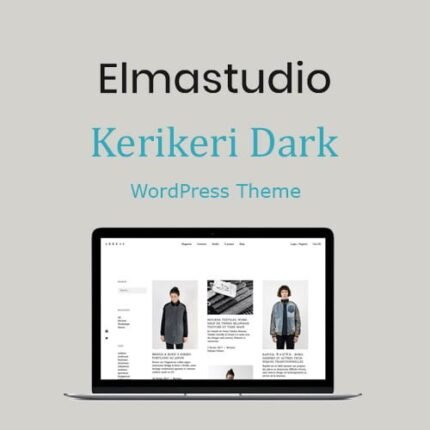 NEW ElmaStudio Kerikeri Dark WordPress Theme 2024
