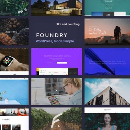 NEW Foundry – Multipurpose, Multi-Concept WP Theme WORDPRESS THEME