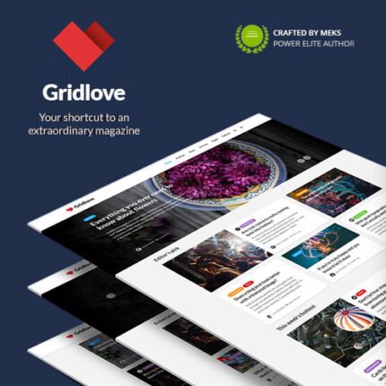 NEW Gridlove – Creative Grid Style News & Magazine WordPress Theme 2024