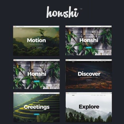 NEW Honshi – WordPress Simple Portfolio Theme 2024 K