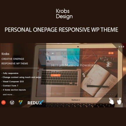 Krobs Onepage Responsive Wordpress Theme