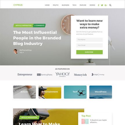 Cyprus WordPress Theme