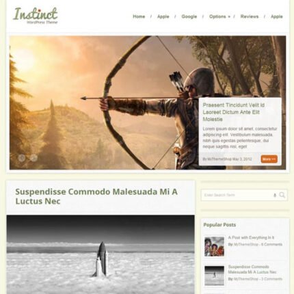 NEW MyThemeShop Instinct WordPress Theme 2024