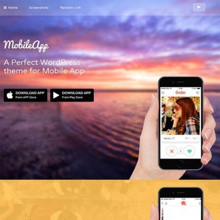 NEW MyThemeShop Mobileapp WordPress Theme 2024 K
