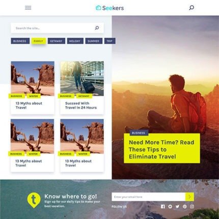 Seekers WordPress Theme