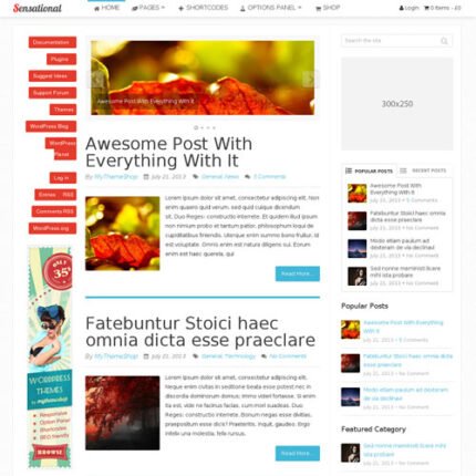 Sensational WordPress Theme