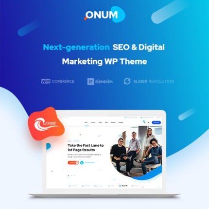 NEW Onum – SEO & Marketing Elementor WordPress Theme 2024C