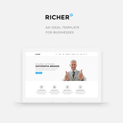 Richer – Responsive Multi-Purpose Theme WORDPRESS THEME 2024