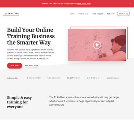 NEW StudioPress Academy Pro Genesis WordPress Theme 2024