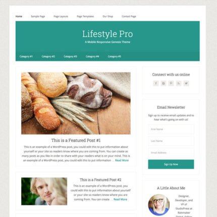 NEW StudioPress Lifestyle Pro Genesis WordPress Theme 2024