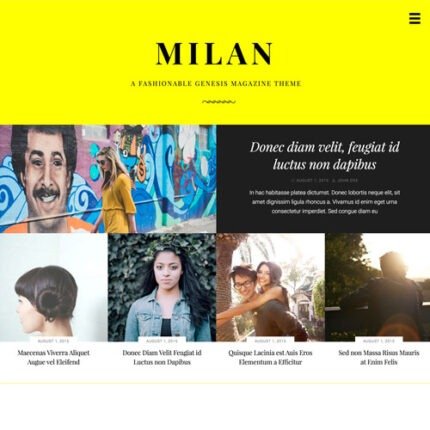 Milan Pro Genesis WordPress Theme