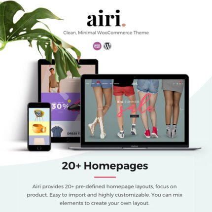 NEW Airi – Clean, Minimal WooCommerce Theme 2024