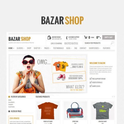 NEW Bazar Shop – Multi-Purpose e-Commerce Theme 2024