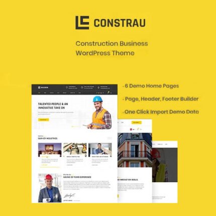 Constrau – Construction Business WordPress Theme2024