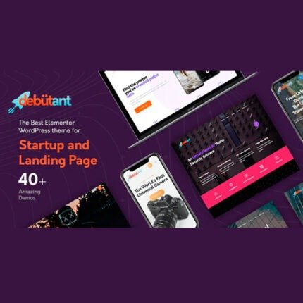 NEW Debutant – Elementor Landing Page WP theme 2024 ER