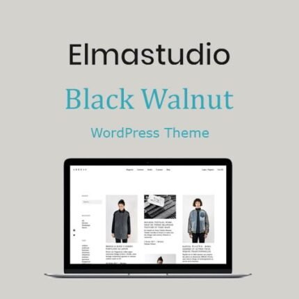 NEW ElmaStudio Black Walnut WordPress Theme 2024 ED