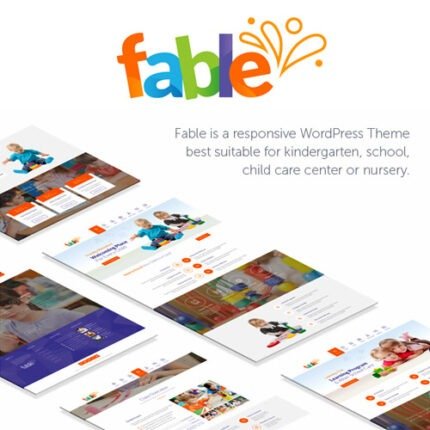 NEW Fable – Children Kindergarten WordPress Theme 2024