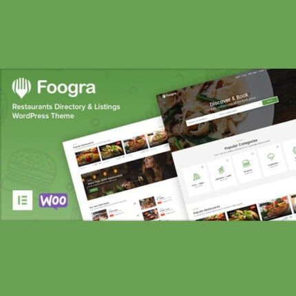 NEW Foogra – Restaurants Directory & Listings WordPress Theme 2024W