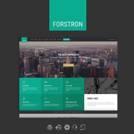 NEW Forstron – Legal Business WordPress Theme 2024 ES