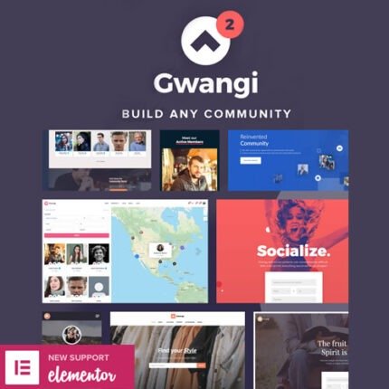 NEW Gwangi – PRO Multi-Purpose Membership, Social Network – BuddyPress Community Theme 2024