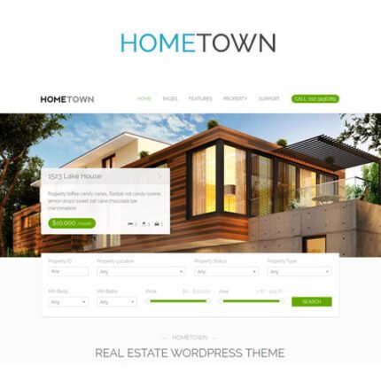 NEW Hometown – Real Estate WordPress Theme 2024