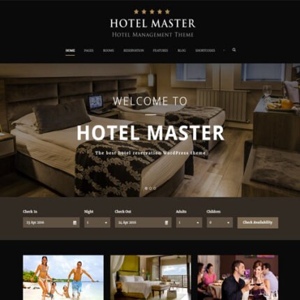 Hotel WordPress Theme For Hotel Booking | Hotel MasterDDF
