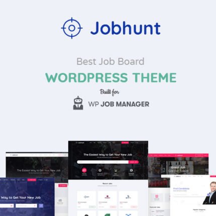 NEW Jobhunt – Job Board WordPress theme for WP Job Manager 2024