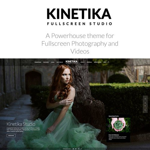 NEW Kinetika | Photography Theme for WordPress 2024