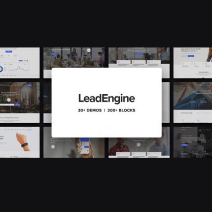 NEW LeadEngine – Multi-Purpose WordPress Theme with Page Builder 2024