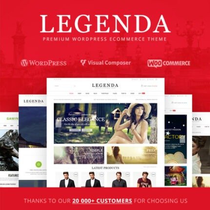 NEW Legenda – Responsive Multi-Purpose WordPress Theme 2024W