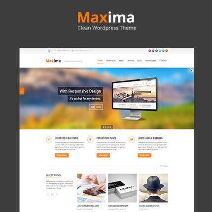 NEW Maxima – Retina Ready WordPress Theme 2024W