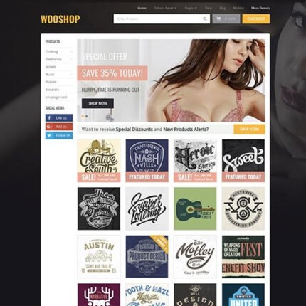 NEW MyThemeShop WooShop WordPress Theme 2024U