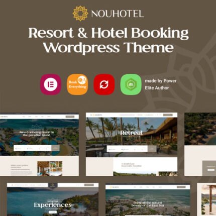 new NouHotel – Resort & Hotel Booking WordPress Theme