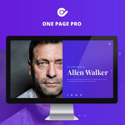 NEW One Page Pro – Multi Purpose OnePage WordPress Theme 2024K
